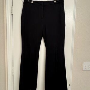 LOFT Black Bootcut Dress Pants